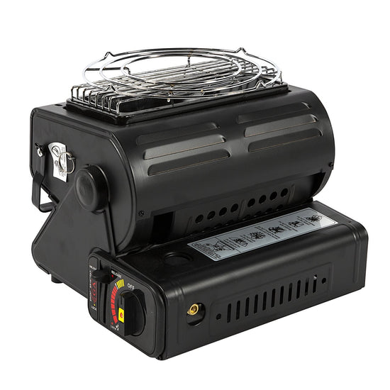 Aragaz portabil 2 in 1, 1,3 kW, arzator ceramic, piezo