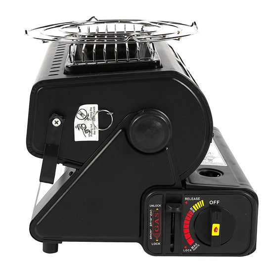 Aragaz portabil 2 in 1, 1,3 kW, arzator ceramic, piezo