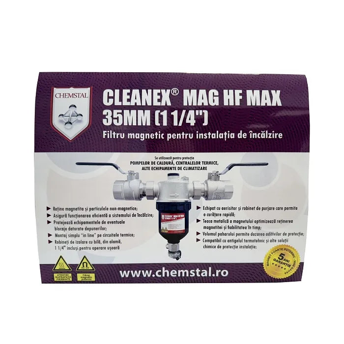 Filtrul magnetic CLEANEX® MAG HF MAX 1¼” (35MM)