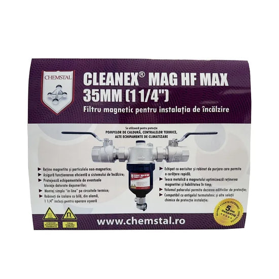 Filtrul magnetic CLEANEX® MAG HF MAX 1¼” (35MM)