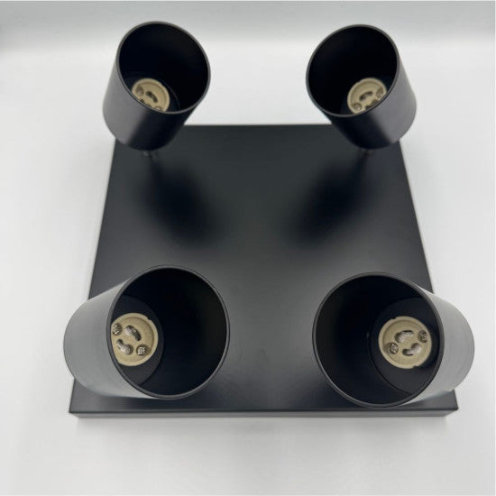 Spot patrat reglabil 4xGU10, 250x150x250 mm