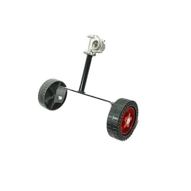 Suport motocoasa cu cadru si roti, tija 28 mm, manevrare usoara