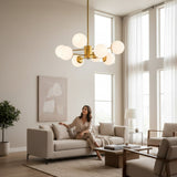 Lustra Cosmo Gold, 8xE27, 80W, 800x680mm