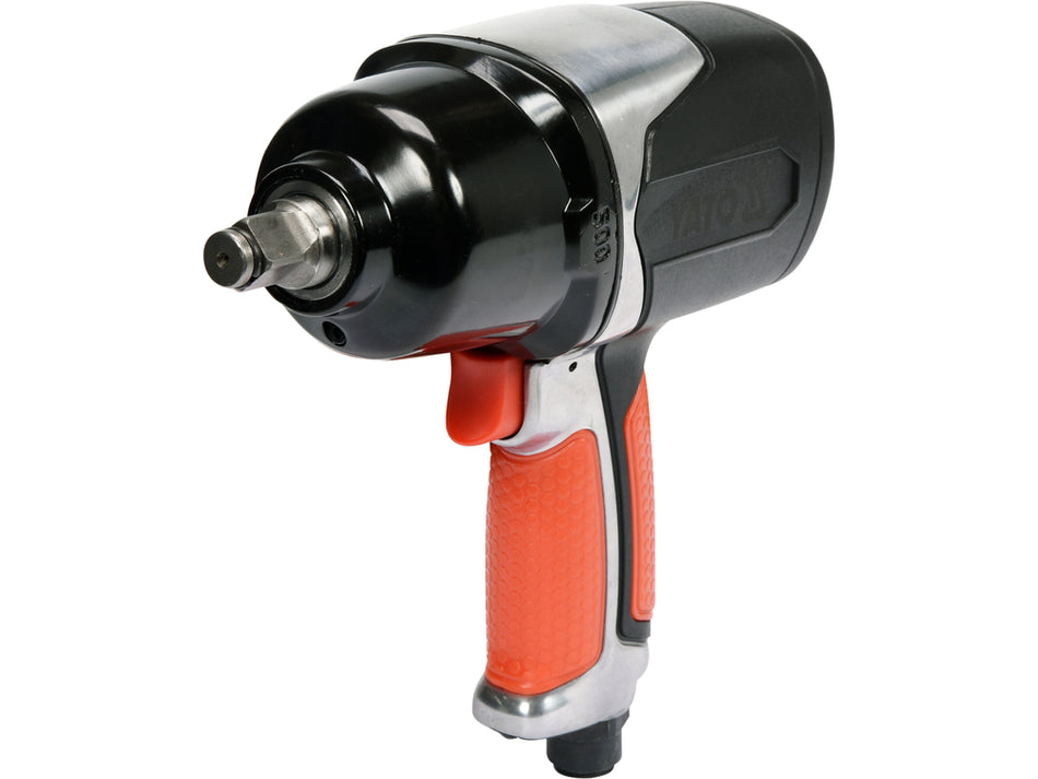 Pistol pneumatic 1/2 YATO, 680 Nm, mecanism Twin Hammer, 7000 rpm, 184 l/min