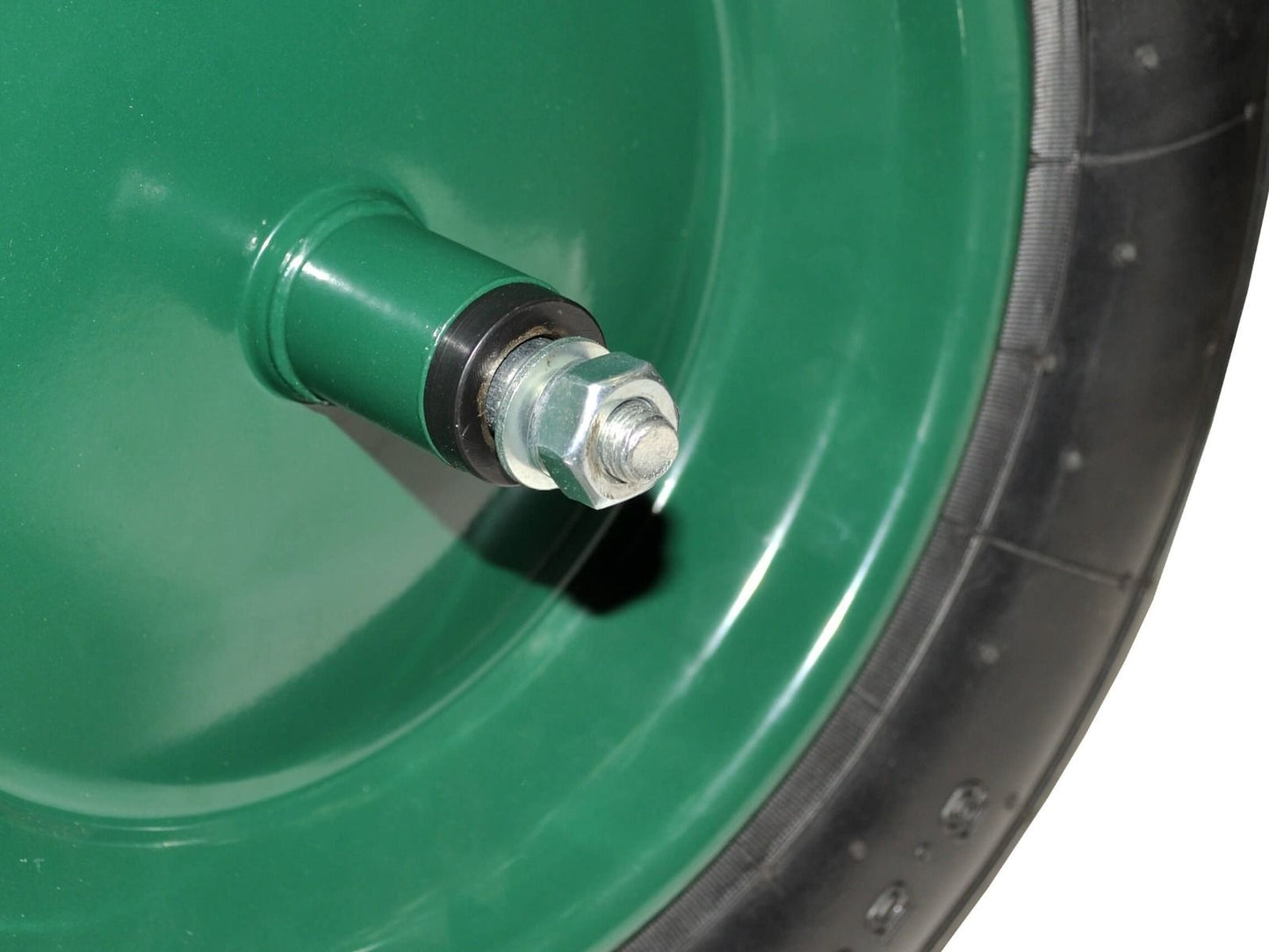 Roata roaba pe aer Limex 3.5-8 cu ax metalic, 360 mm, gata de montaj