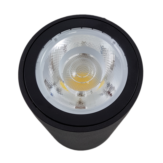 Spot Sina Negru, 18W, 1340 lm, Ø76x150x130 mm