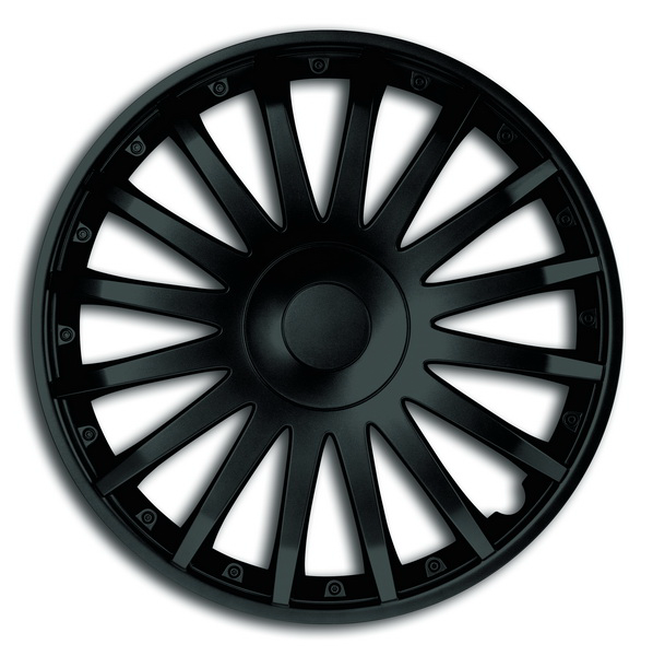 Set Capace Roți 15 inch Negre Crystal, Universale