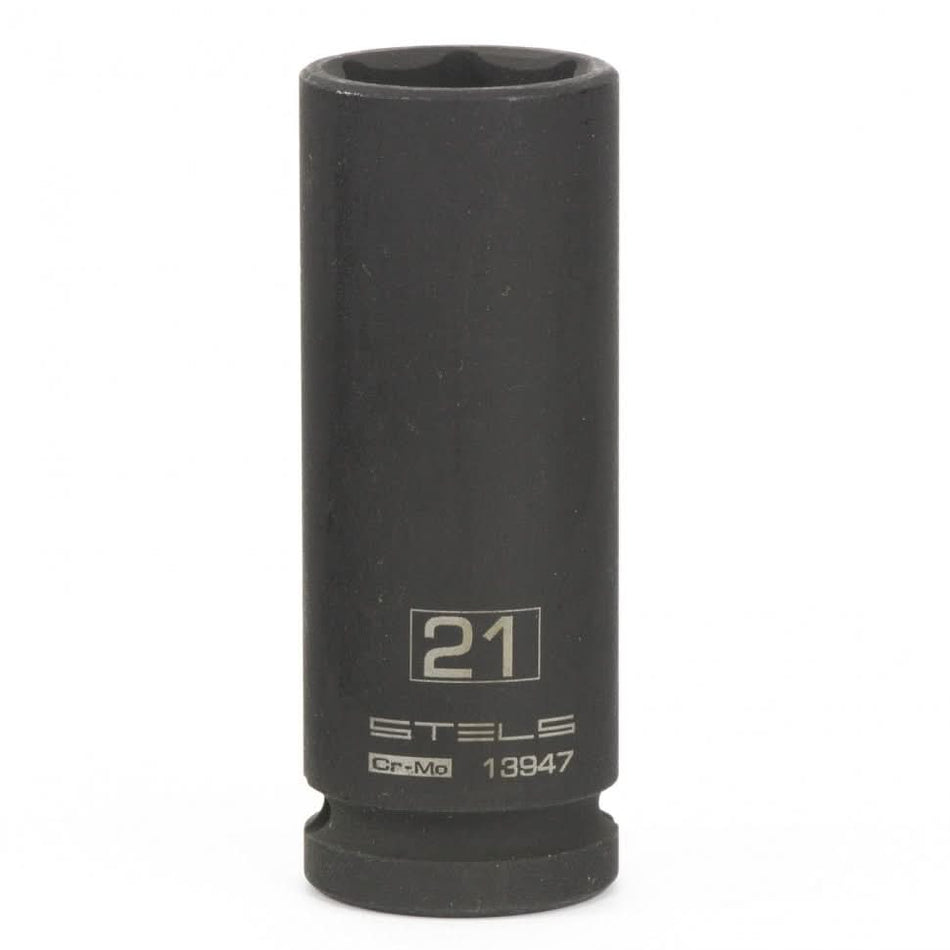 Cap Hexagonal Adânc cu Impact STELS - 21 mm