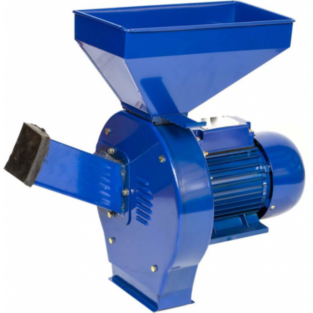 Moara electrica CRAFT-TEC MX426 cu cuva mare pentru furaje si cereale, 4 site, tocator lateral, ciocanele si cutite