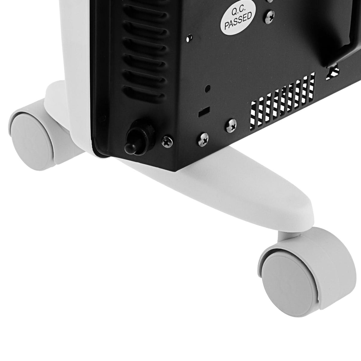 Convector electric hibrid Denzel HybridX-2000, 2000W, incalzitor cu infrarosu, termostat digital, montaj pe perete sau podea