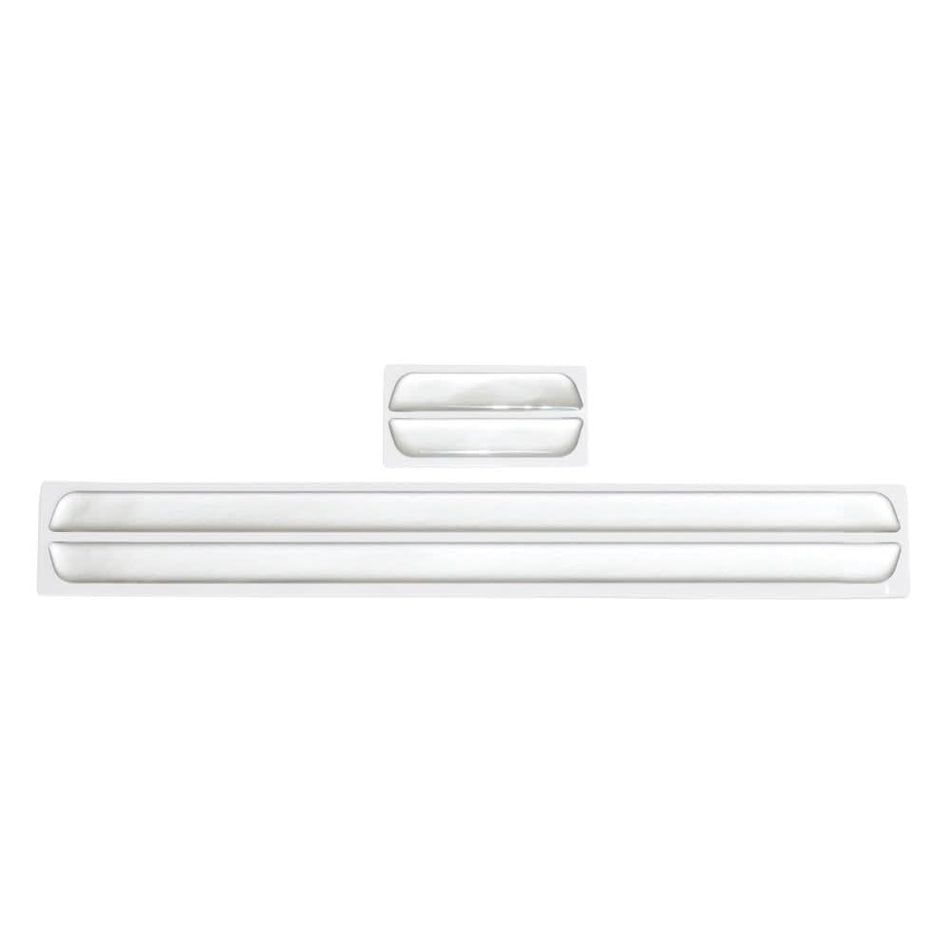 Set Protecții Auto Ornamentale MEGA DRIVE 05976 pentru Portiere și Oglinzi - Culoare Argintiu