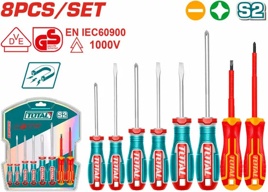 Set surubelnite TOTAL 8 buc