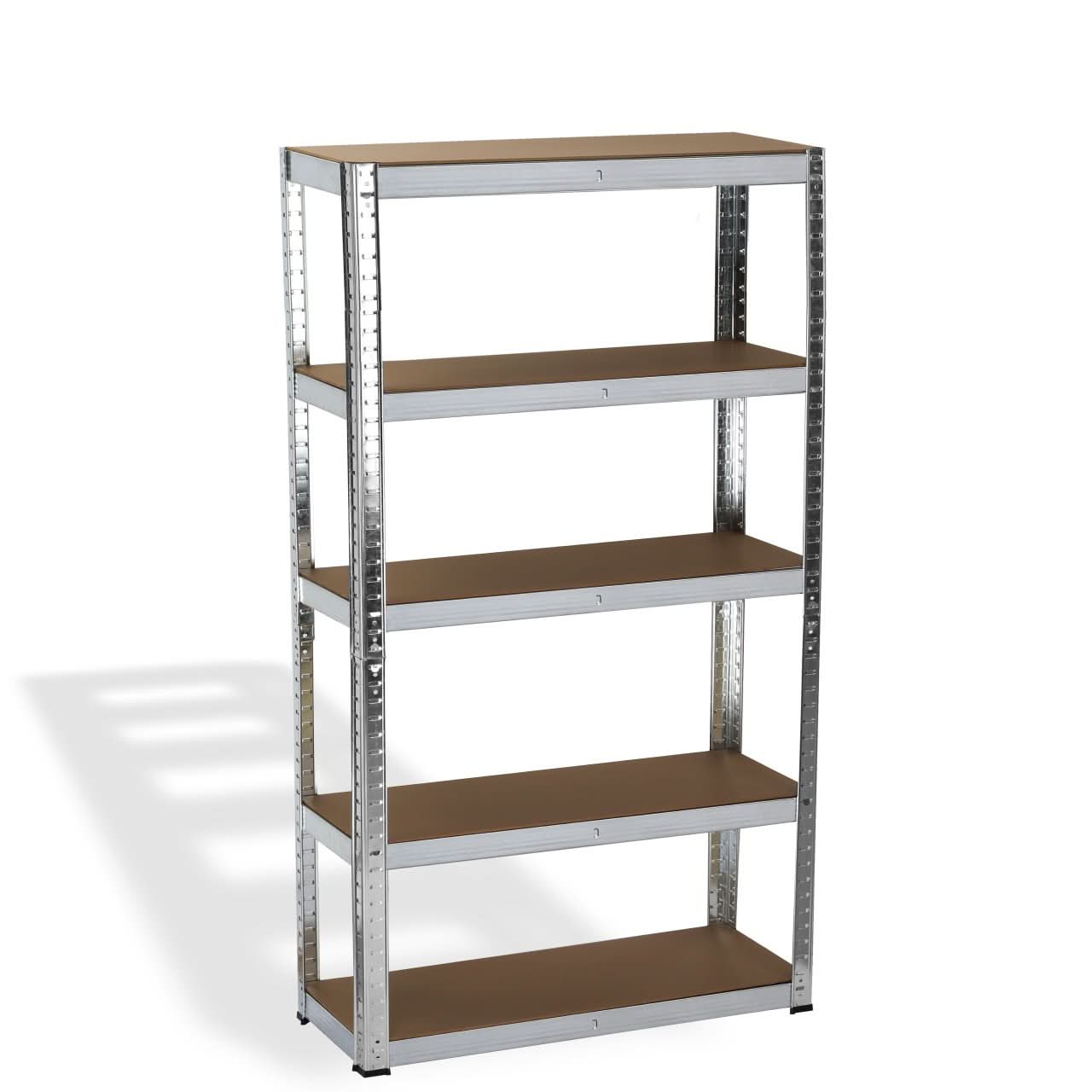 Raft depozitare galvanizat ZEP otel 90x45x180cm 5 nivele 175kg/nivel