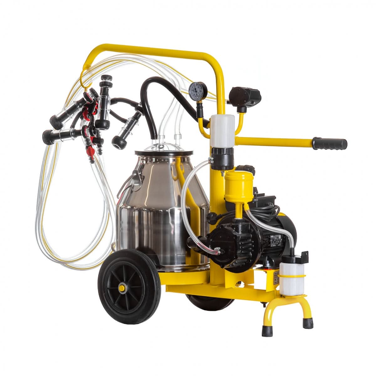 Aparat de muls oi, 2 posturi, 1 bidon inox 25 litri, eco