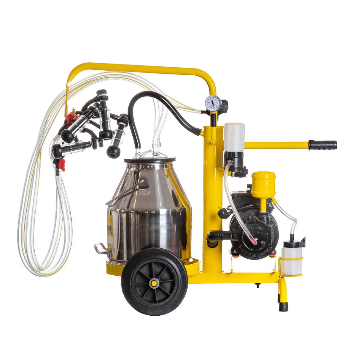 Aparat de muls oi, 2 posturi, 1 bidon inox 25 litri, eco