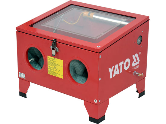 Cabina de sablat 90L profesionala cu pistol si accesorii Yato YT-55840 - imagine produs 4