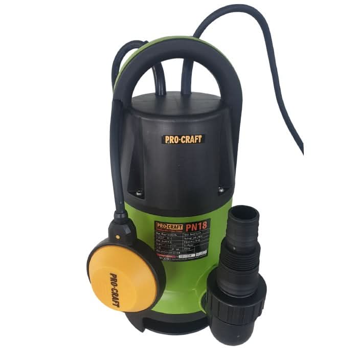 Pompa submersibilă apă murdară PROCRAFT PN18, 750W, 12500L/h