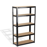 Raft depozitare negru ZEP otel 90x45x180cm 5 nivele 175kg/nivel