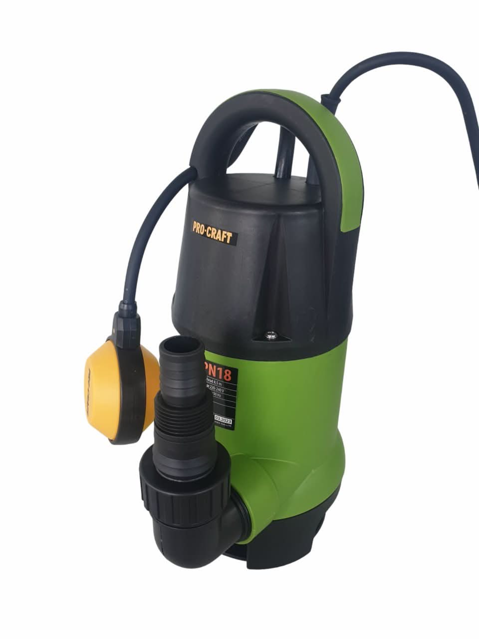 Pompa submersibilă apă murdară PROCRAFT PN18, 750W, 12500L/h