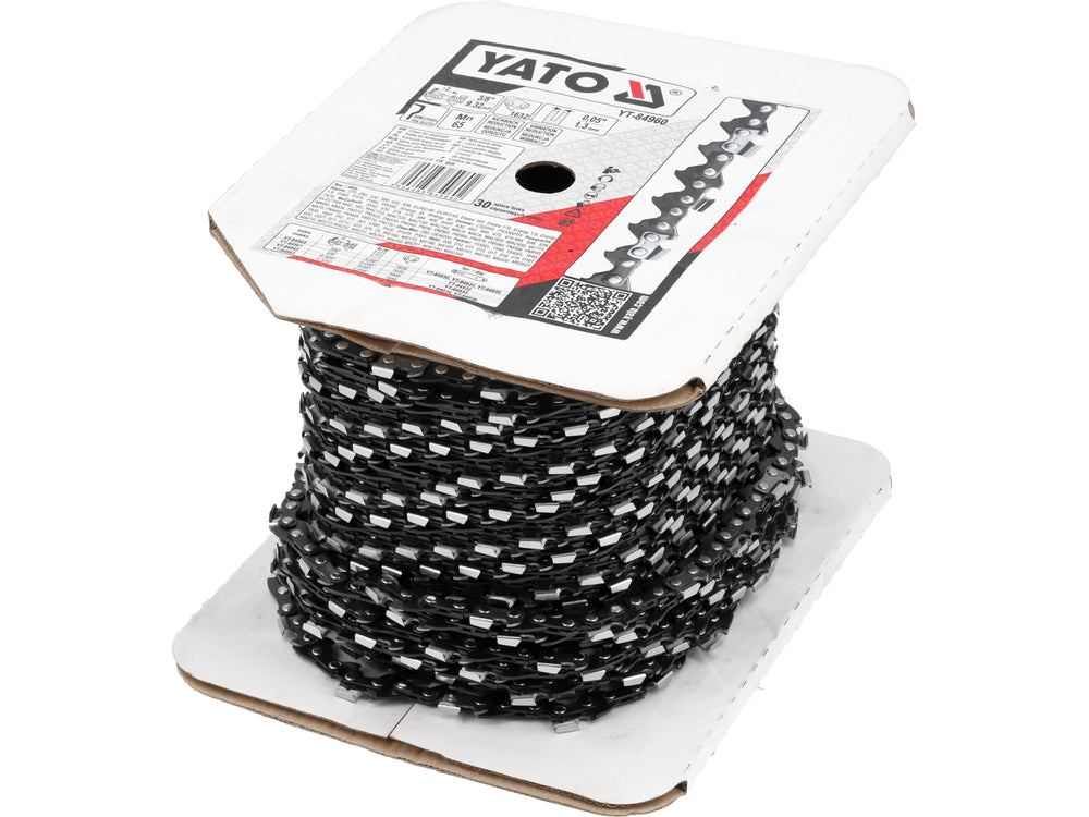 Lant drujba Yato 3/8", 1,3mm, 1632 dinti, otel Mn65, reducere vibratii, sistem ungere