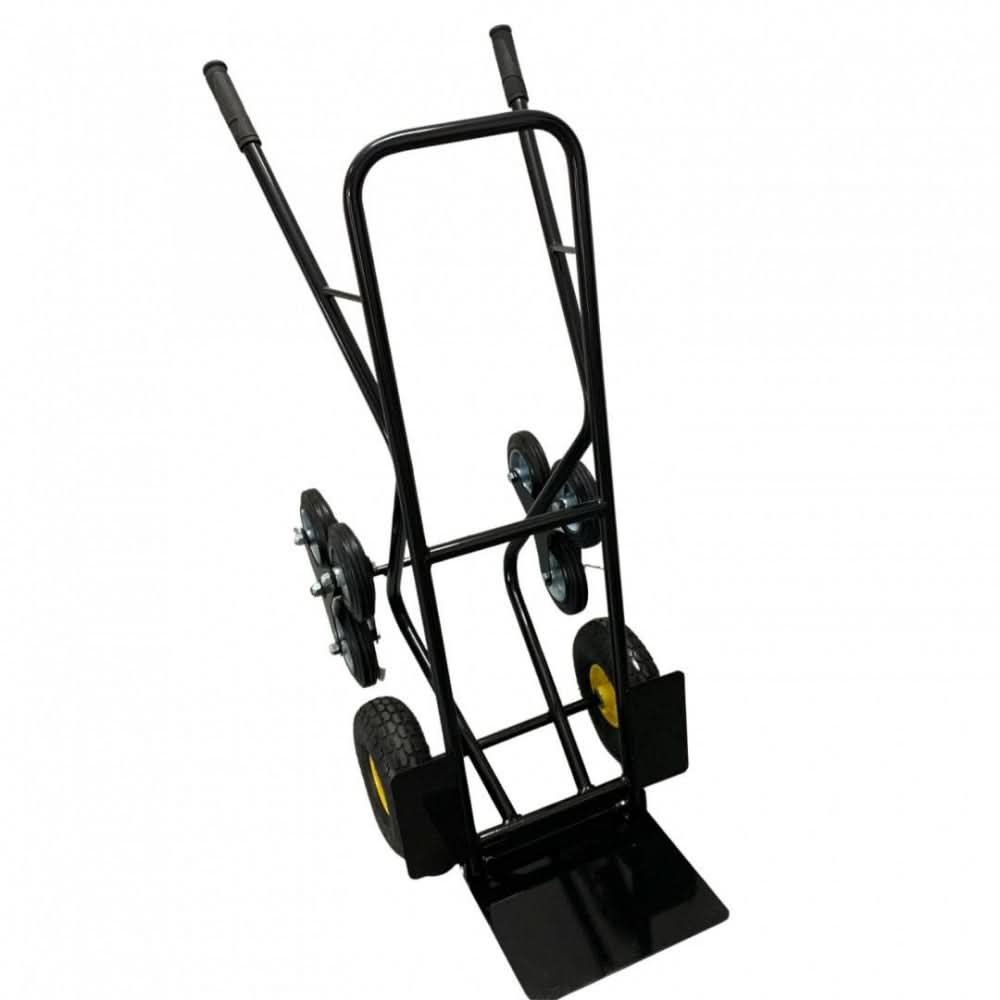 Carucior pliabil 2 in 1 VivaTechnix VMD-1057, transport 250 kg, otel vopsit, roti scari + roti cu camera