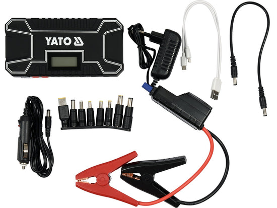 Robot de pornire auto / Power Bank 12000mAh, display LCD, lanterna SOS, pentru motoare benzina si diesel, incarcare dispozitive mobile - vedere 9
