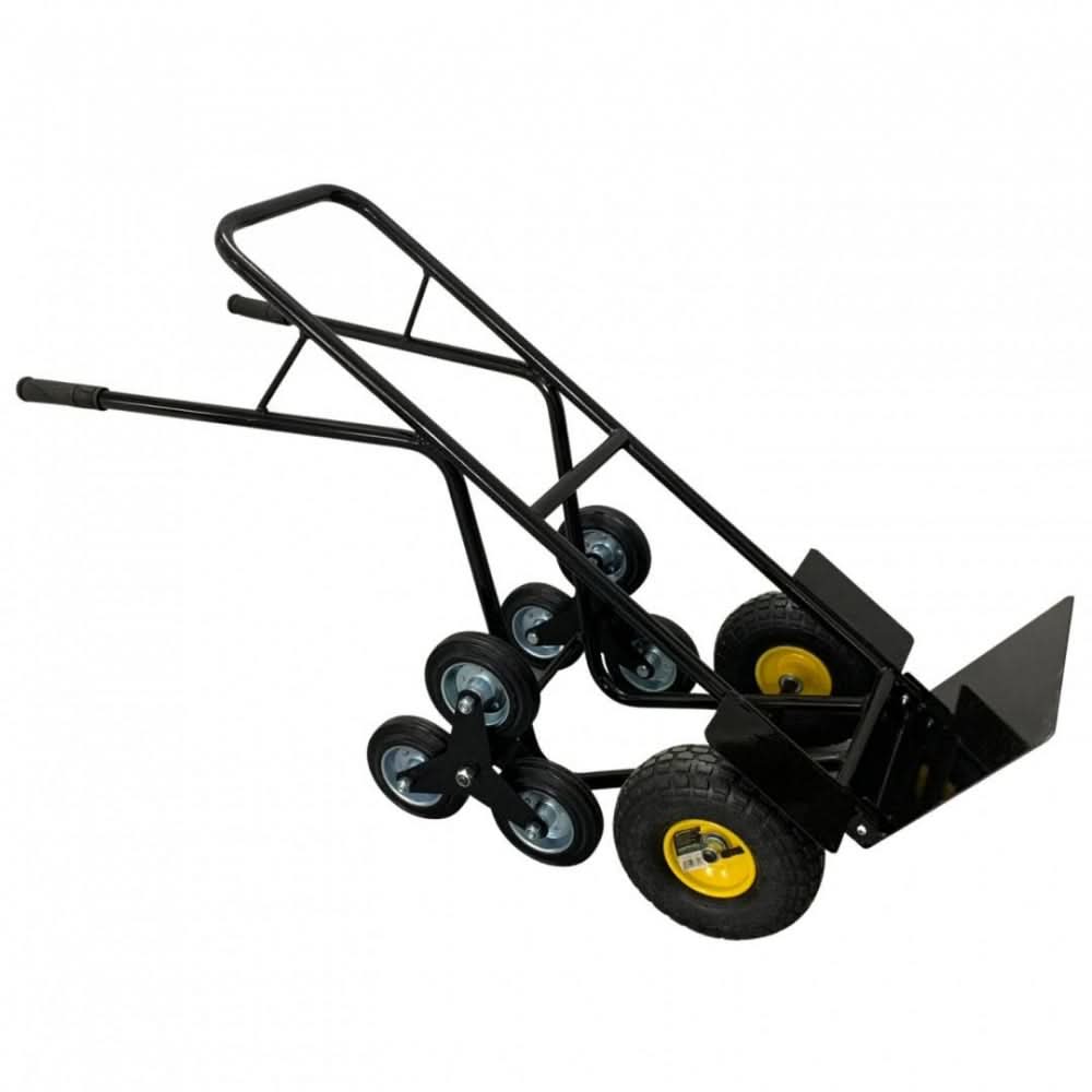 Carucior pliabil 2 in 1 VivaTechnix VMD-1057, transport 250 kg, otel vopsit, roti scari + roti cu camera