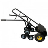 Carucior pliabil 2 in 1 VivaTechnix VMD-1057, transport 250 kg, otel vopsit, roti scari + roti cu camera