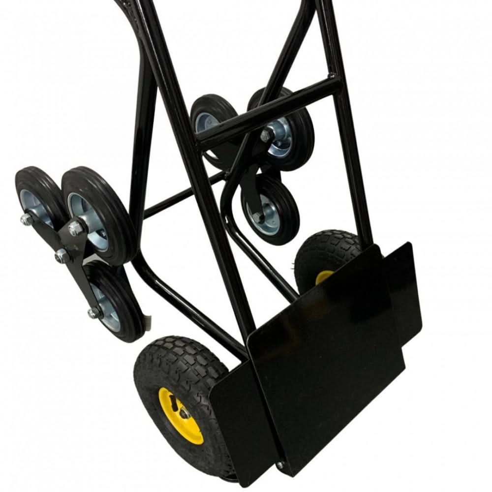 Carucior pliabil 2 in 1 VivaTechnix VMD-1057, transport 250 kg, otel vopsit, roti scari + roti cu camera