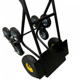 Carucior pliabil 2 in 1 VivaTechnix VMD-1057, transport 250 kg, otel vopsit, roti scari + roti cu camera
