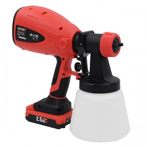 Pistol vopsit cu acumulator 20V Incraft PGK-20V 750ml/min 4 duze 800ml rezervor