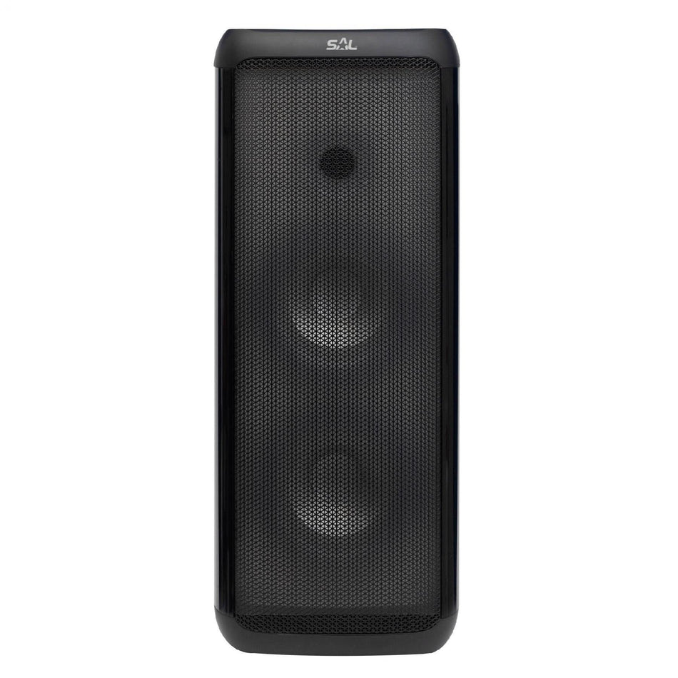 Boxa portabila Party PAR 221DJ, karaoke, LED sincronizat, 120W, Bluetooth, USB, autonomie 13h, negru