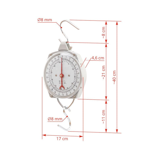 Cantar suspendat premium, max. 25 kg, robust si precis