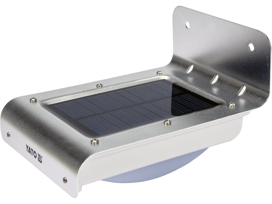 Lampa solara LED pentru perete – 120 lm, IP65, senzor de miscare