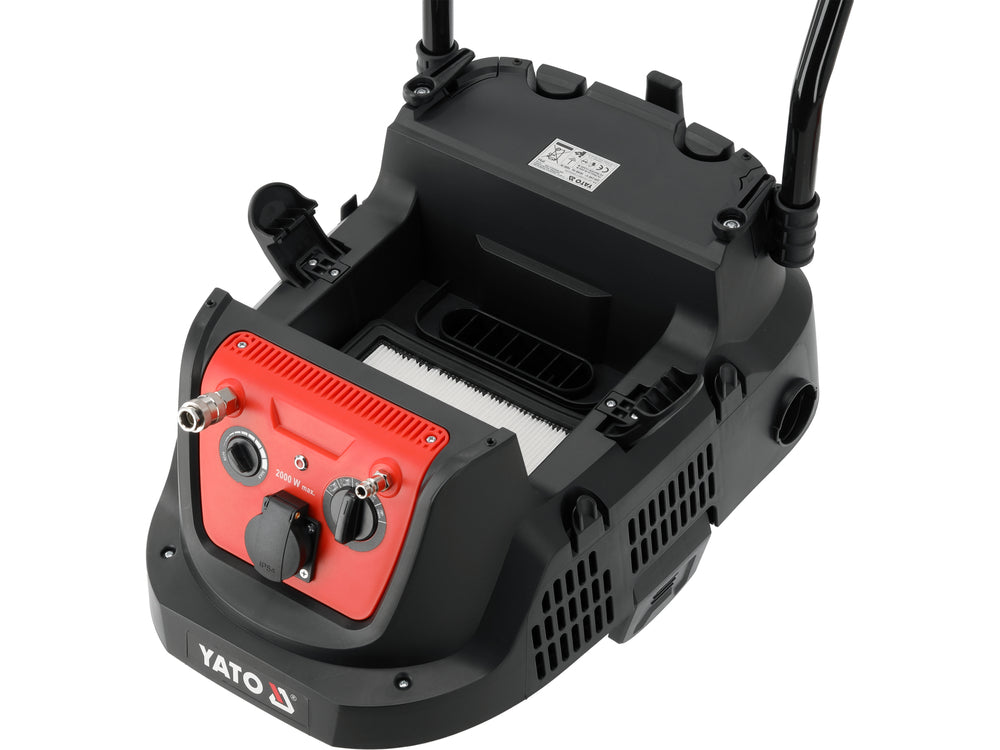 Aspirator industrial Yato 1600W / 3600W, 40L, uscat/umed, agitator automat filtru, pentru service si atelier