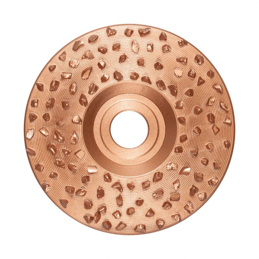 Disc abraziv pentru copite 125 mm, din oțel strunjit, rugozitate medie, cu inel de reducere a vibrațiilor