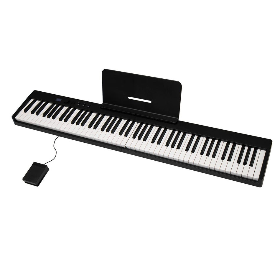 Pian digital pliabil 88 clape cu Bluetooth, MIDI, difuzor stereo si acumulator – HFP1 portabil