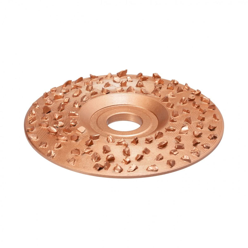 Disc abraziv pentru copite 125 mm, din oțel strunjit, rugozitate medie, cu inel de reducere a vibrațiilor