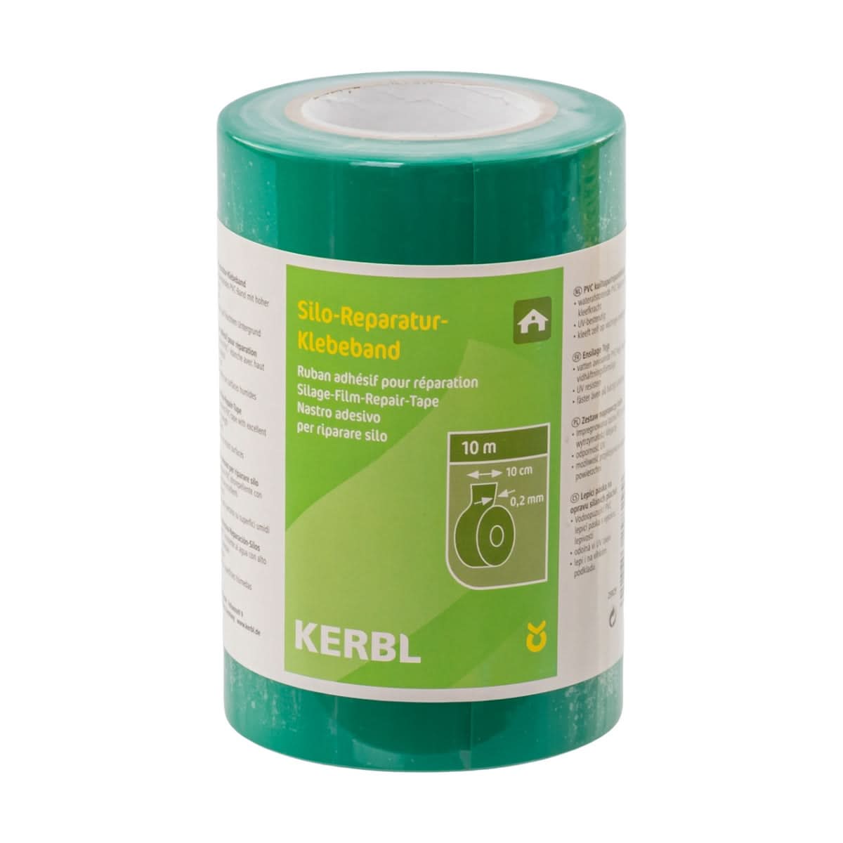 Banda adeziva reparat siloz 10 m latime 10 cm culoare verde