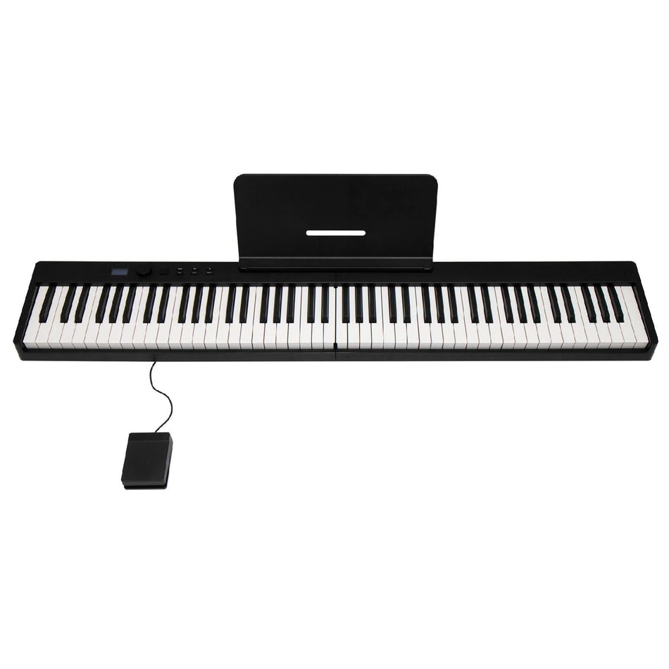 Pian digital pliabil 88 clape cu Bluetooth, MIDI, difuzor stereo si acumulator – HFP1 portabil