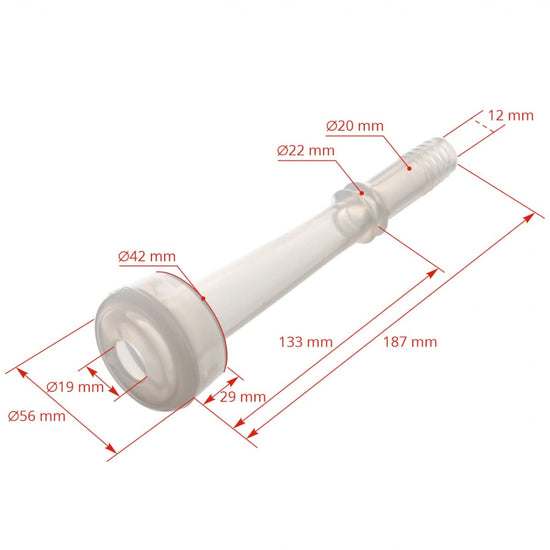 Manson silicon pentru aparate de muls capre, set de 4 bucati