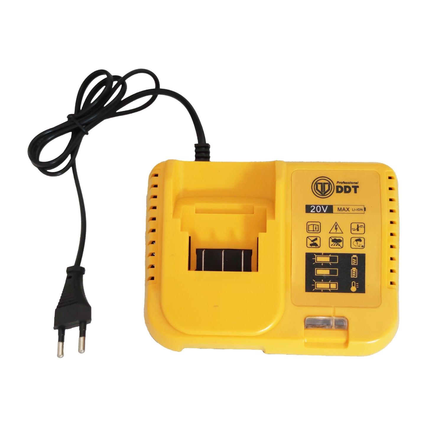 Ciocan rotopercutor cu acumulator , DDT-Brushless , 20 V , 5 Ah , 1100 Rpm , 4600 Bpm , Galben