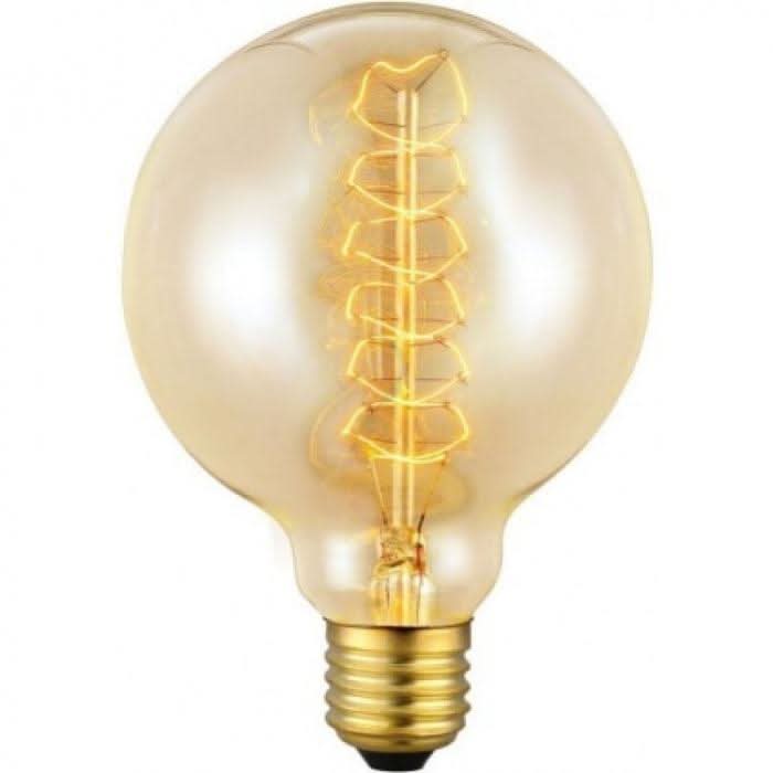 Bec cu filament decorativ G80 E27 40W - ZEP.RO - Ți-e la îndemână!