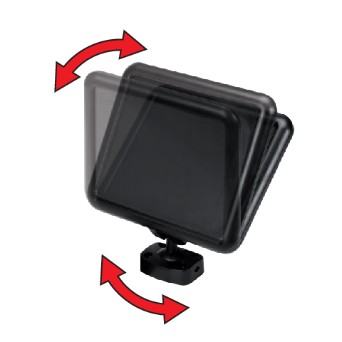 Reflector LED cu senzor de miscare, incarcare solara – 4W, IP44