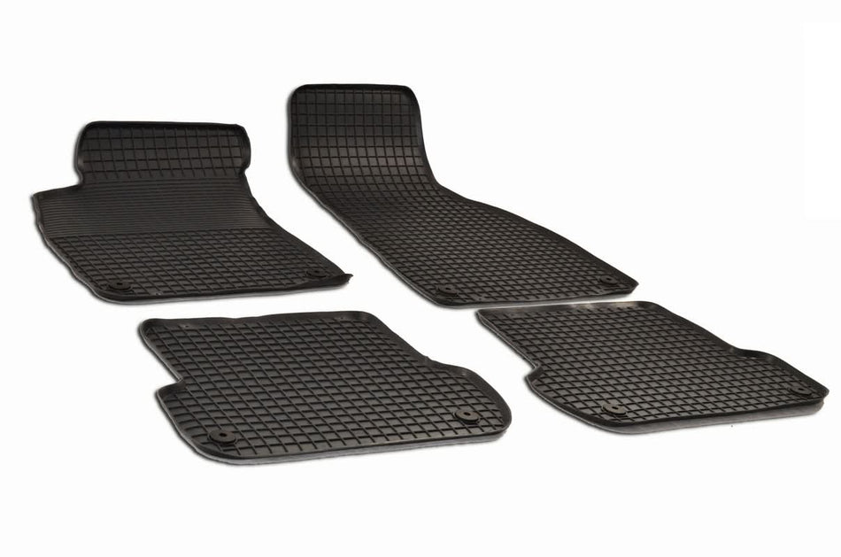 Set Covorașe Auto Cauciuc Umbrella pentru Audi A4 (B7) (2005-2007) și Seat Exeo (2009-), Gri Carbon