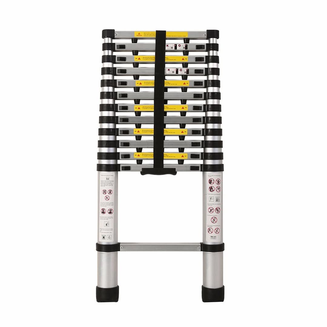 Scara telescopica ZEP KME1038, aluminiu, 3.8 m, 13 trepte, 150 kg