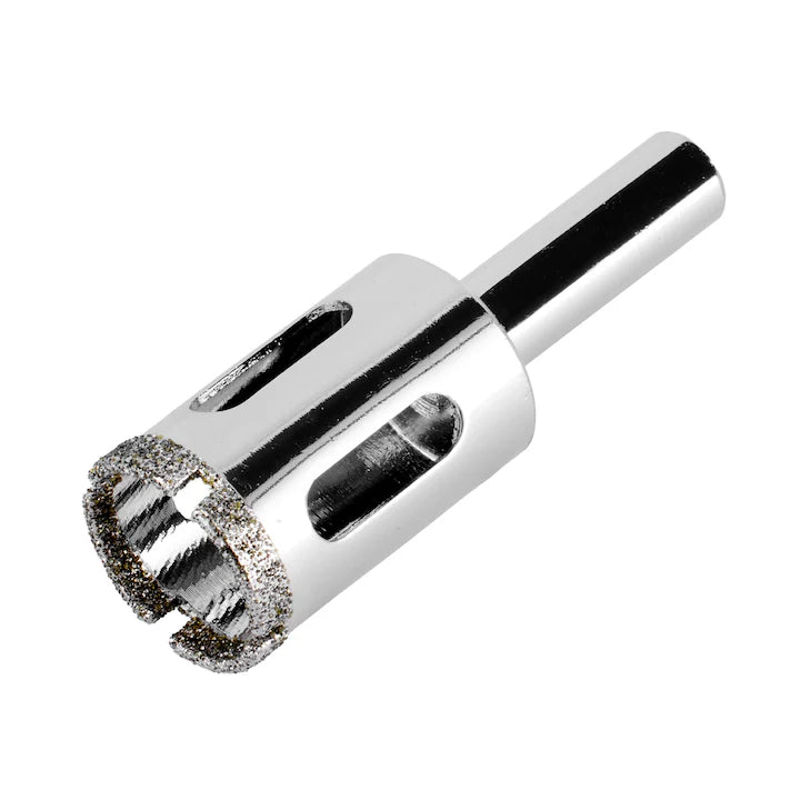 Carota diamantata 22x67 mm cu coada triunghiulara MTX pentru sticla si faianta, acoperire galvanizata