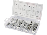 Set piulite nituibile aluminiu Yato YT-36460, M3-M10, 150 buc - imagine 2