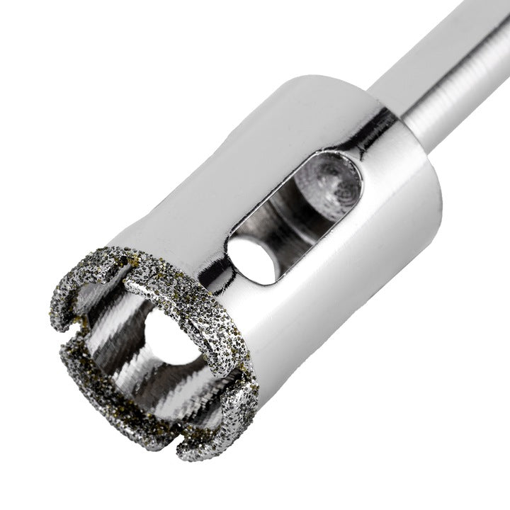 Carota diamantata 22x67 mm cu coada triunghiulara MTX pentru sticla si faianta, acoperire galvanizata