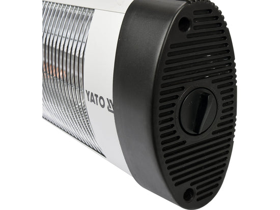 Incalzitor cu Infrarosu Yato 2000W, Lampa de Cuart, Reglaj Temperatura, Montaj pe Perete sau Tavan, Interior si Exterior - vedere 4